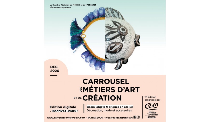 DE GRIMM attendee at the Carrousel des métiers d'arts et de la creation in Paris